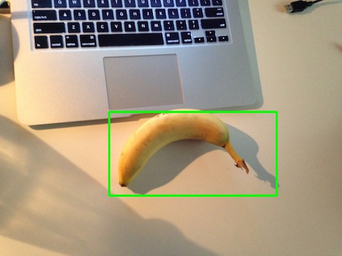 A banana on the desk